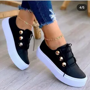 LaceupCasualShoesWomen's2025AutumnNewPlatformLow-TopShoesSneakerGirlRunnerflatshoewomansportyshoeTrainerTraining