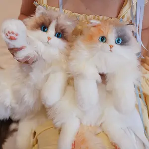 Creative Cat Shaped Backpack, Wearable Fashion Cute Cartoon Shoulder Bag for Women & Girls