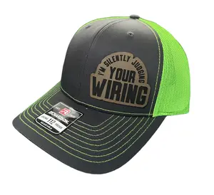 I'm Silently Judging Your Wiring Leather Patch Hat - Many Colors