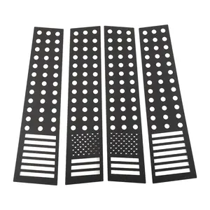Exterior Window Pillars Post Panel Cover Trim for Chevy Silverado 2019+ Car Accessories lover gift decorative decal