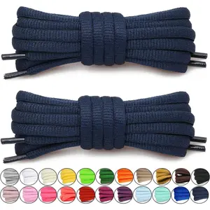 2 Pairs Half Round Shoe Laces for Sneakers 76cm - 182cm Length 22 Color Shoelaces