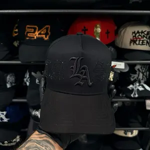 Cash Only Hats - All Black Drip Embroidery Streetwear Style Boss Mindset Hat Game Strong Minimalist Design