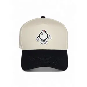 Black/ Beige SnapBack Hat