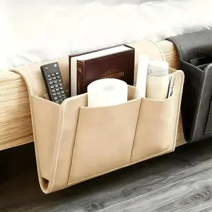 Bedhead storage bag, multi-layer space, easy to store, portable - suitable for bedside, sofa, hotel, business travel - Bedhead storage hanging bag, portable bedside storage bag