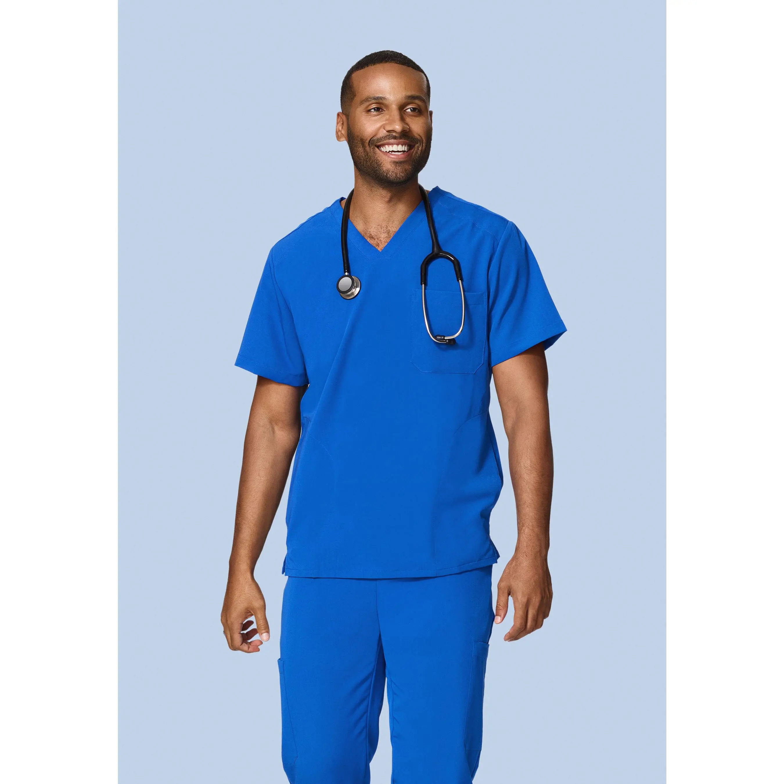 Three Pocket Top Royal Blue