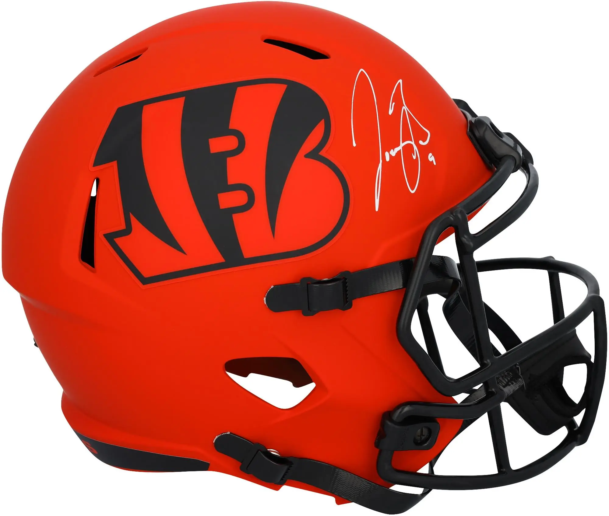 Joe Burrow Cincinnati Bengals Autographed Riddell Rave Speed Replica Helmet - Fanatics Authentic Certified