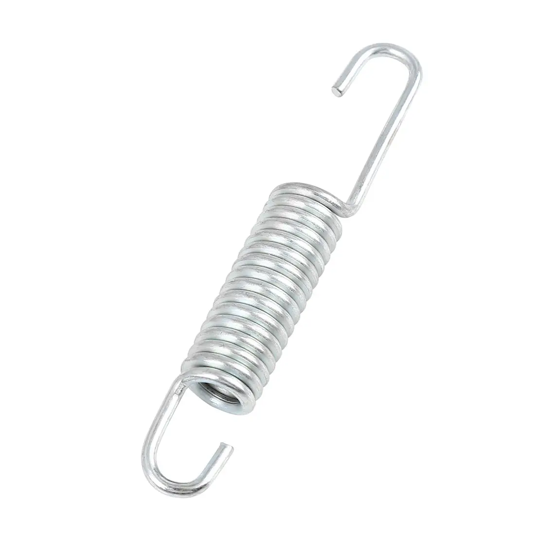 10.2cm Length Motorcycle Silver Tone Side Bracket Kickstand Spring for GS125