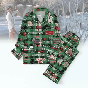 Christmas Cousin Pajamas Set, Griswold Santa Family Pajamas, National Christmas Movie Shirt, You Serious Clark Holiday Paja
