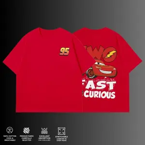 Retro Two Side Cars Gildan T-Shirt ,Cars Movie T-Shirt, Mcqueen and Mater Retro Vintage Unisex Oversized Anime Graphic Tee – Trendy Y2K Acid Gildan, Manga Game Movie Lover Gift For Fans Merch