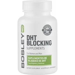 DHT Blocker Supplement for Men & Women – DHT-7 Blend with Saw Palmetto, Reishi, Green Tea & Nettle – Supports Thicker, Fuller Hair & Reduces Hair Loss – 60 Capsules