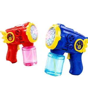 Automatic Bubble Blaster Toy for Kids, Electric Bubble Sprayer with Light-Up Design, Outdoor Summer Party Toy