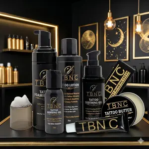 TBNC Ultimate Tattoo Numbing & Aftercare Bundle - Includes Cream, Foaming Soap, Gel, Butter, and Lotion for Comfortable Healing