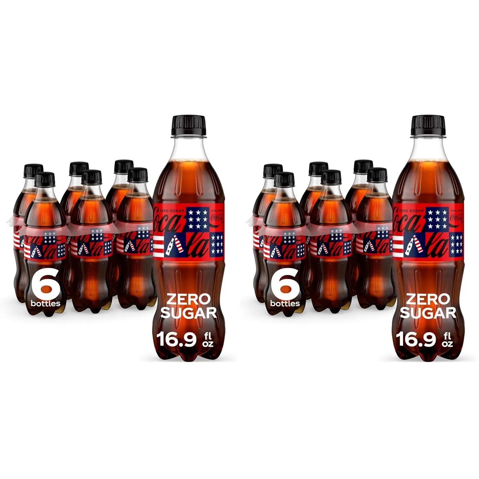 Sugar Diet Soda Soft Drink, 16.9 fl oz, 12 Pack