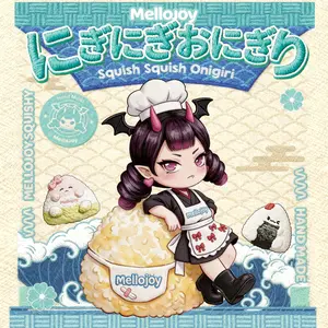 Mellojoy - Squish Squish Onigiri【Thick Cream Texture】【 No returns if opened 】【 Blind Box 】【239g】【A032】