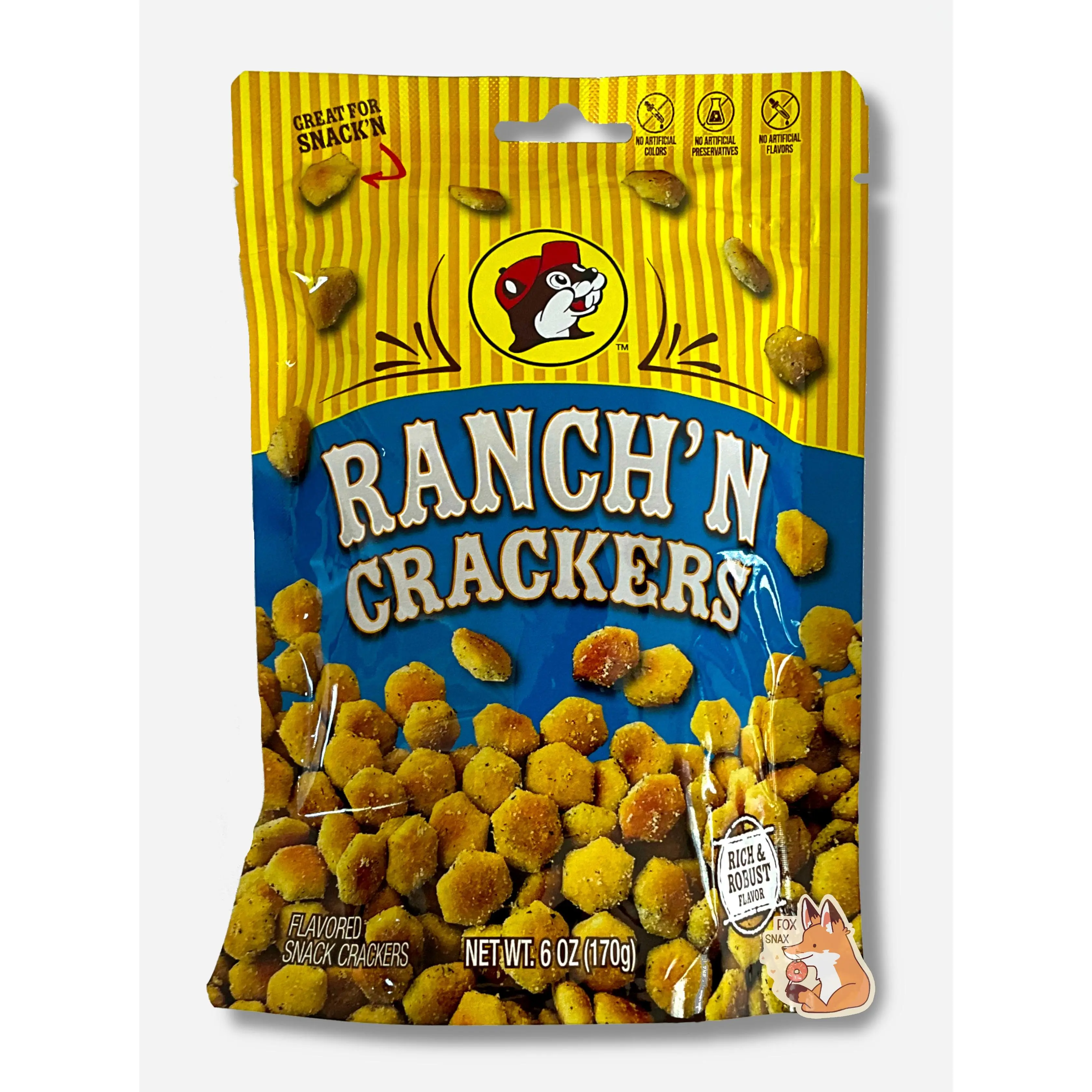 Buc-ee's Ranch'N Crackers Snack Crunch Snack Chips Buc-ee's Ranch'N Crackers Snack Crunch Snack Chips