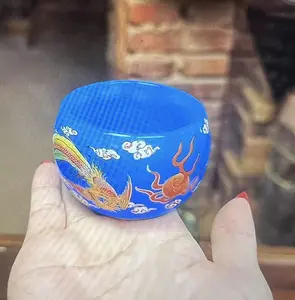 Handmade Tea Cups and Glass Cups with Unique Glowing Design and Durable Material