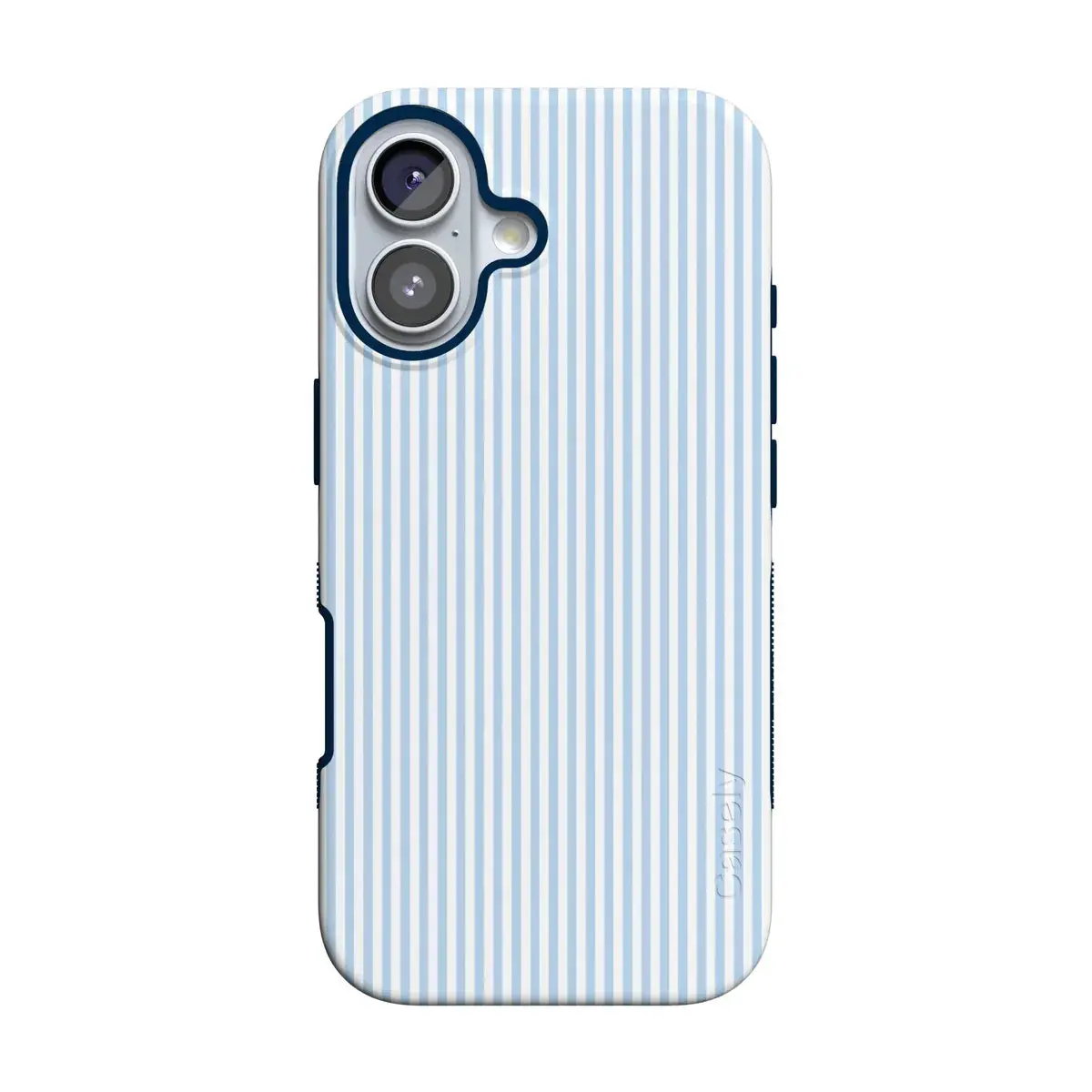 Casely iPhone 16 Plus Case | Marina Lines | Tiny Pinstripe | Bold Protective Design | Compatible with MagSafe