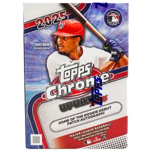 2025 Topps Chrome Update Series Baseball 7-Pack Blaster Box (7 Packs Per Box, 4 Cards Per Pack)