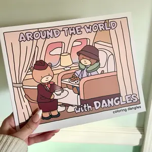 (SLIGHTLY DEFECTED COPY) Coloring Dangles: Around the World with Dangles Coloring Book