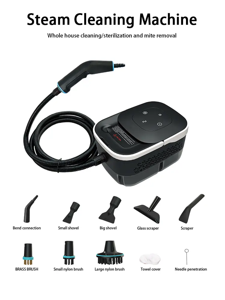 High Temperature Steam Cleaner 105°C Steam Cleaning Machine for Home Kitchen Bathroom Car Deep Cleaning