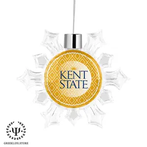 Kent State University Christmas Ornament - Snowflake