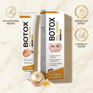 Bee Venom Anti-Wrinkle Cream:  Anti-aging peptide essence that creates glass-like skin and naturally slows down the aging process. Dermatologically proven, bee venom skincare #glassskintrend #antiaging