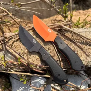 High-Hardness Fixed-Blade Hiking Knife with Sheath—Outdoor Hiking and Fishing Tool—8CR13MOV Blade, G10 Handle Survival Equipment, Hiking Essentials, Survival Gear, Survival Tools