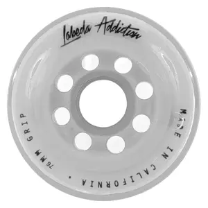 Labeda Roller Hockey Wheels - Addiction 76mm 76A White (Single)