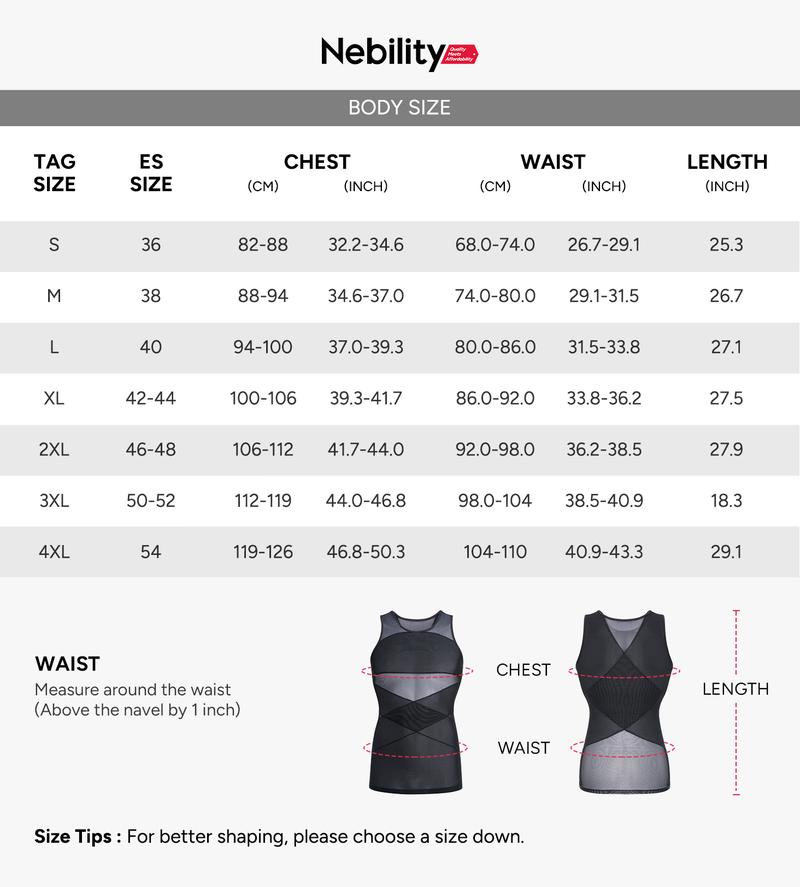 【Nebility】Men’s Mesh Fabric Breathable Compression Shapewear Vest – Slim-Fitting, High Elasticity, Seamless Menswear for Daily Wear Tummy Control