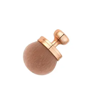 BODY PUFF Brush - Stylish Body Puff Brush in Rose Gold Finish with Handle and Head