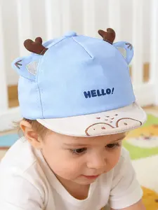 Baby Hat Spring Summer Autumn, Cute Cartoon Deer Horn Snapback Cap, Thin Soft Brim Baseball Hat for 1-3 Year Olds, Infant Toddler Apparel, Funny Bunny Hat