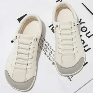 Women's Comfortable Flat Sneakers, Lightweight Walking Shoes, Fashionable Flat Casual Sneakers