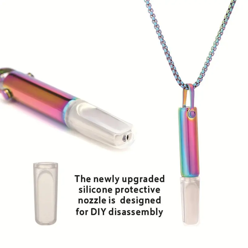 QS2230 Breathing Resistance Necklace Built-in Cotton Core Meditation Jewelry