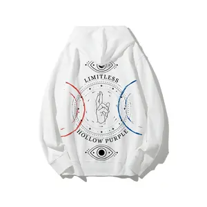 Jujutsu Kaisen Gojo Satoru LIMITLESS HOLLOW PURPLE Domain Hoodie Anime Streetwear Unisex Gift