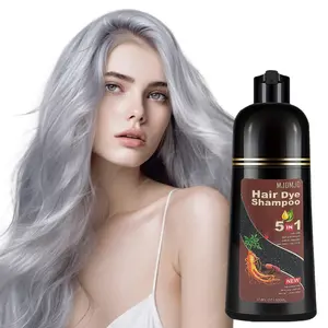 MJDMD 5-in-1 Hair Color Shampoo with Plant Extracts for Vibrant Healthy Colors Gentle Sulfate-Free Aroma Comfort Natural Botanical Hair Care Conditioner & Nourishing Treatment