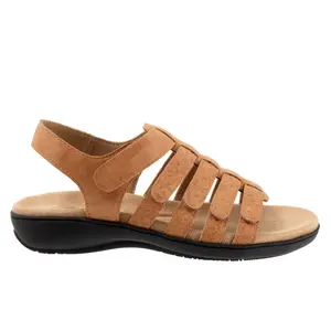 Trotters Tiki Tool T2423-253 Womens Brown Narrow Strap Sandals Shoes