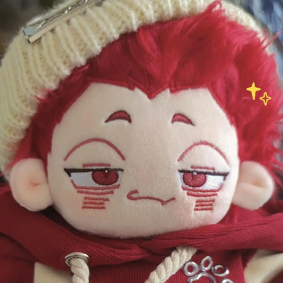 Stuffed 20cm Anime Haikyuu!! Tendou Satori Cartoon Plush With Skeleton Doll Change Clothes Toys for Kids Birthday Gifts