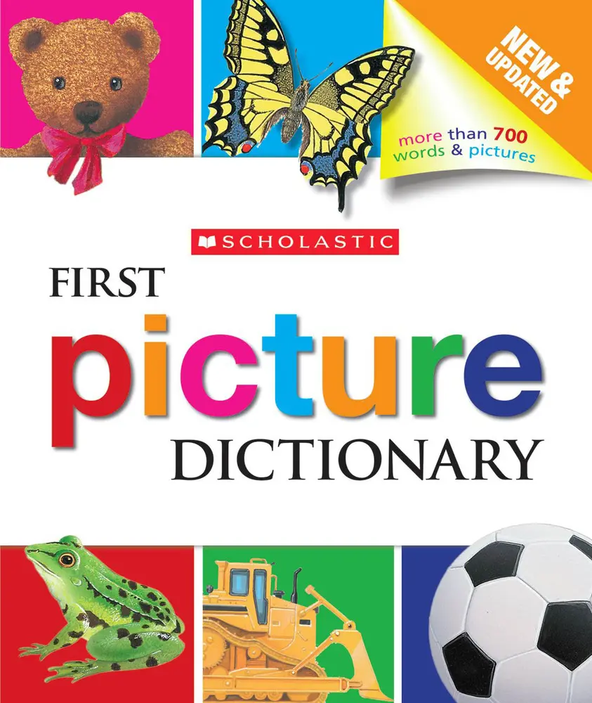 USED Book - Scholastic First Picture Dictionary by Scholastic (Hardcover) - english