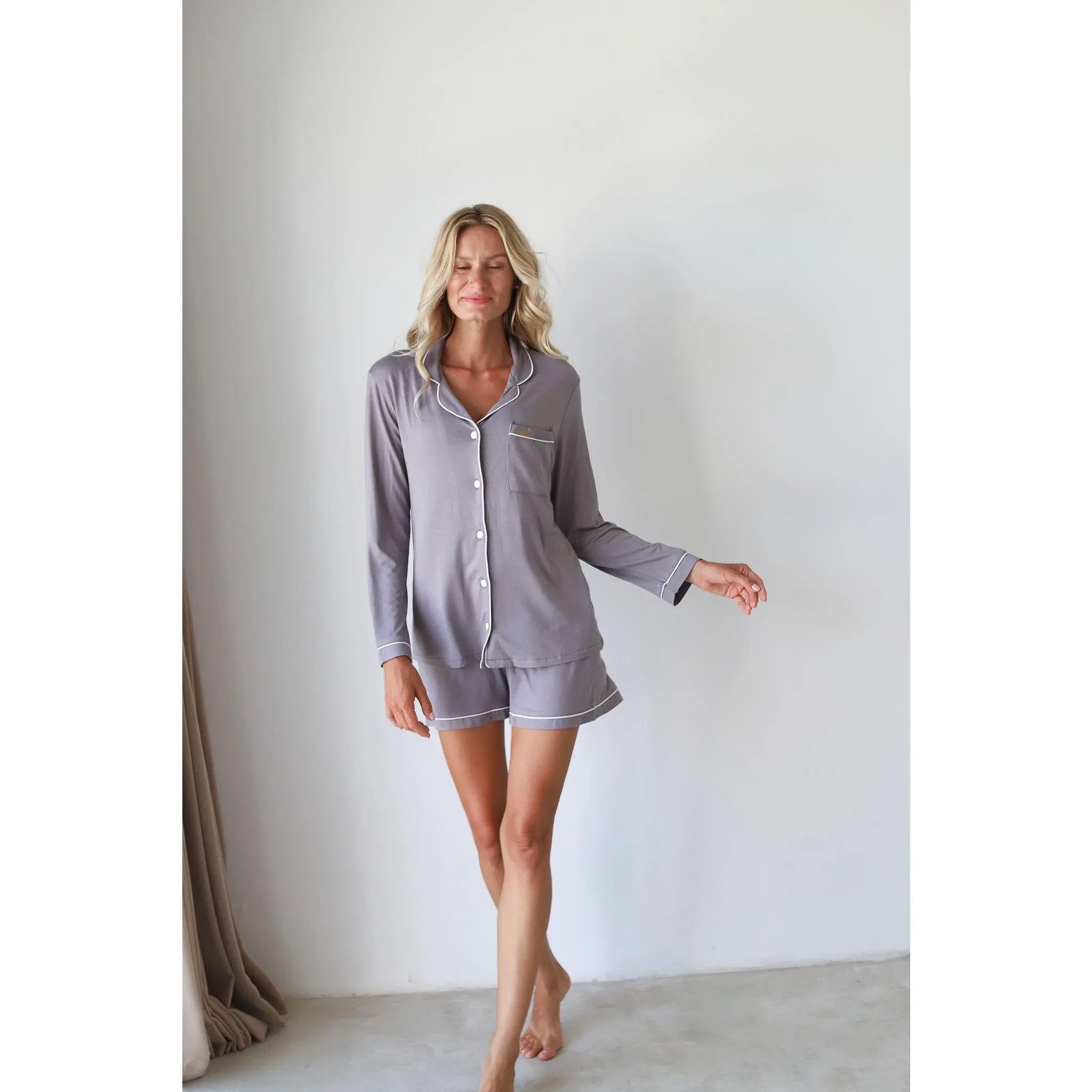 Charcoal Phoebe Jersey Springster Pajamas