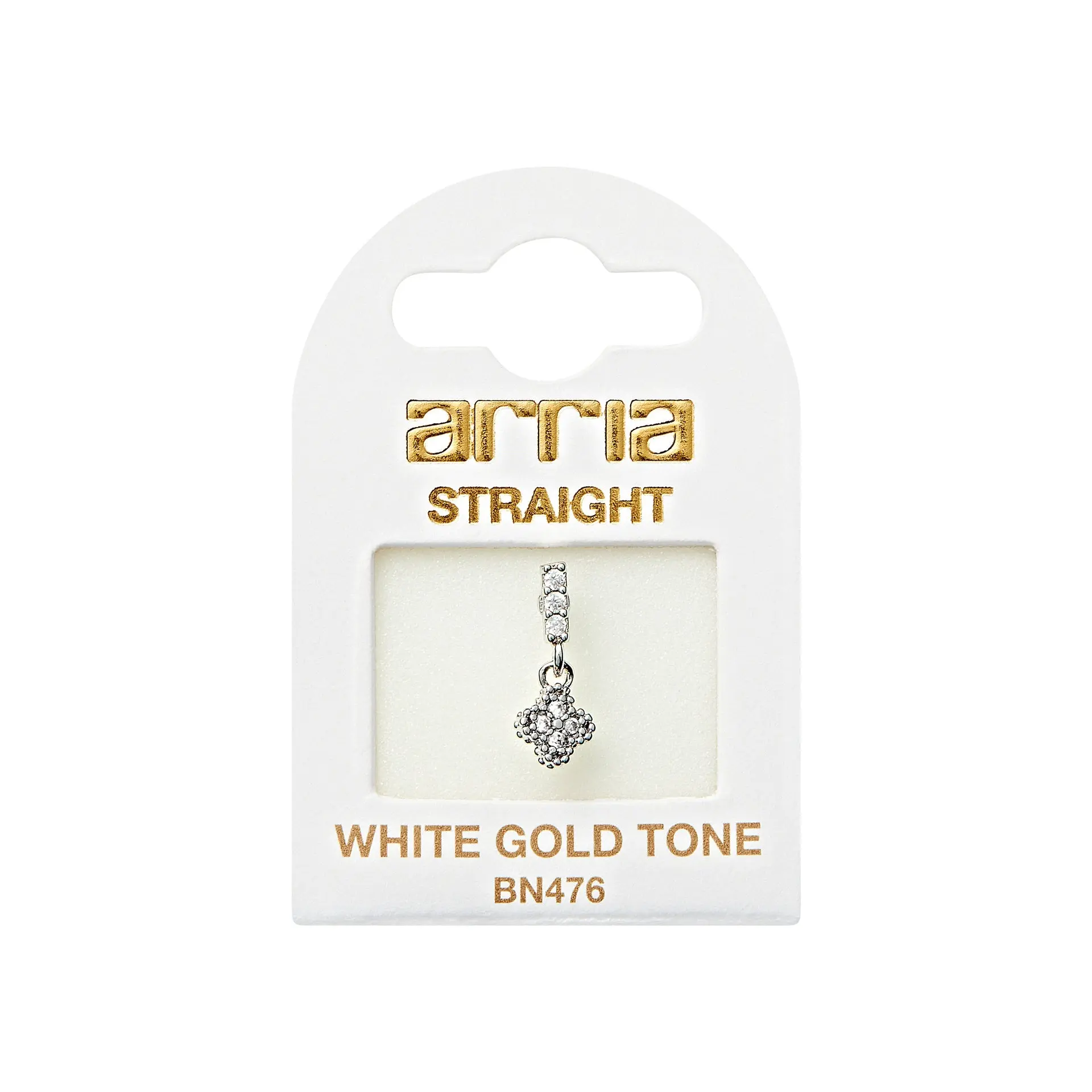 ARRIA BY KISS BN476 W.G NOSE STRAIGHT DANGLE FLOWER