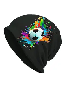 Love Gift Skullies Beanies Caps Soccer Themed Party Thin Hat Autumn Spring Bonnet Hats Men Women's Street Ski Cap