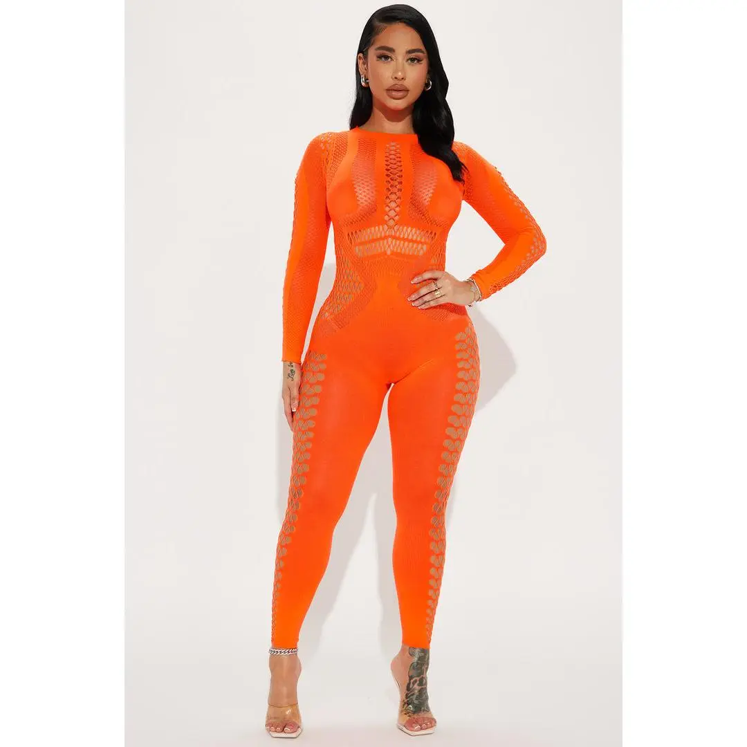 Koko Seamless Jumpsuit - Orange