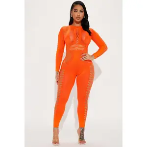 Koko Seamless Jumpsuit - Orange