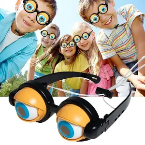 Crazy Blink Frog‑Eye Glasses – Wacky Moving Eyes, Lightweight Design, Ideal for Kids & Costume Fun