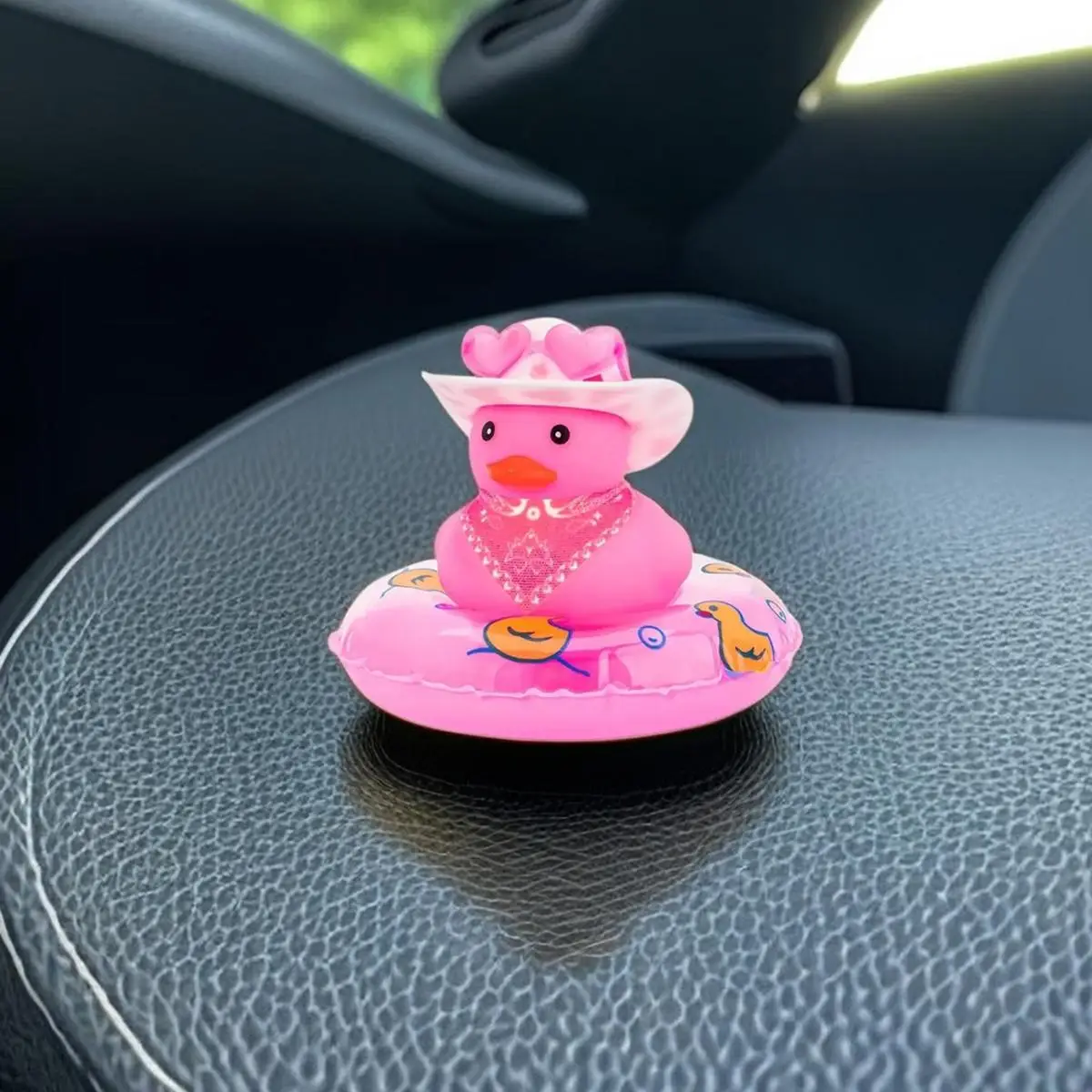Adorable Duck Design Car Ornament, Cute Cartoon Animal Car Dashboard Decoration, Car Interior Accessories, Cute Car Accessories for Girls, Girly Car A