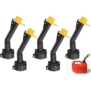 5 Pack Gas Can Spout/Fuel Gas Can Jug Spouts Nozzles Rings and Caps for Blitz 900302 900092 900094 Old Style Fits Gas & 4 Gal, 5 Gal Can