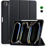 iPad Pro 13 Inch Tablet Case Casing Durable Tablet Casing Protective Drop Proof Cover M5/m4 with Pencil Holder, Trifold Stand Smart Magnetic Folio Cover, Soft Tpu Back Protector for Models A3360/a3361/a3362/a2925/a2926/a3007 Accessories (Case Only)