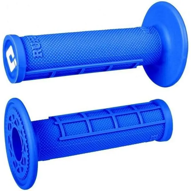 Odi Motocross Single Ply Grips Half Waffle Blue Univ