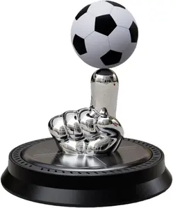 Car Mounted Solar Powered Rotating Soccer Car Air Purifier, 360°Aromatherapy Diffuser, Football Decor for Dashboard, Personalized Car Ornament & Air Purifier