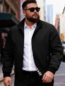 Large Size Casual Men's Jacket, Lightweight Outdoor Travel Trendy Versatile Outerwear, Comfortable and Stylish for All Seasons